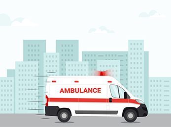 ambulance-emergency-car-driving-on-the-road-in-the-city-first-aid-car-illustration-vector